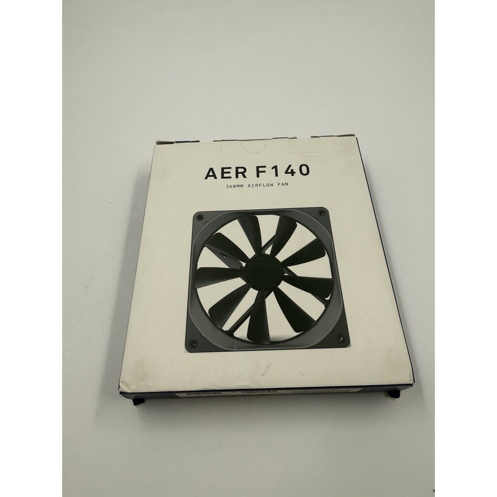 NZXT AER F 140mm Winglet Designed Fan Blades Fluid Dynamic Bearings PWM Airflow‎